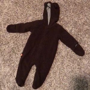 Brown bear onsie